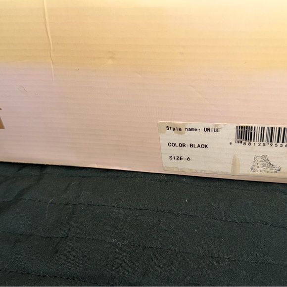 Yoki Boot Sneakers in black, red, and neon yellow. - Picture 6 of 6